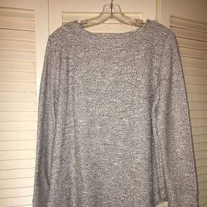 Loft black and white pullover